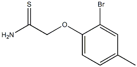 2-(2-bromo-4-methylphenoxy)ethanethioamide 구조식 이미지