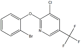 2-(2-bromophenoxy)-3-chloro-5-(trifluoromethyl)pyridine Structure