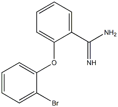 2-(2-bromophenoxy)benzene-1-carboximidamide Structure