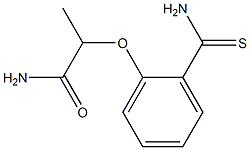 2-(2-carbamothioylphenoxy)propanamide 구조식 이미지