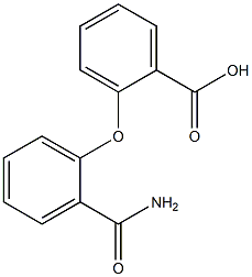 2-(2-carbamoylphenoxy)benzoic acid 구조식 이미지