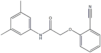2-(2-cyanophenoxy)-N-(3,5-dimethylphenyl)acetamide Structure