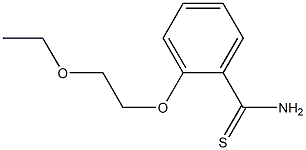 2-(2-ethoxyethoxy)benzene-1-carbothioamide 구조식 이미지