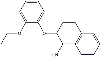 2-(2-ethoxyphenoxy)-1,2,3,4-tetrahydronaphthalen-1-amine 구조식 이미지