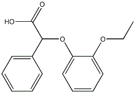 2-(2-ethoxyphenoxy)-2-phenylacetic acid Structure