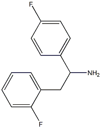 2-(2-fluorophenyl)-1-(4-fluorophenyl)ethanamine 구조식 이미지