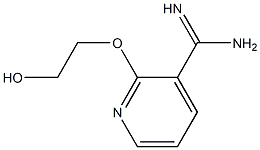 2-(2-hydroxyethoxy)pyridine-3-carboximidamide 구조식 이미지