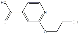 2-(2-hydroxyethoxy)pyridine-4-carboxylic acid Structure