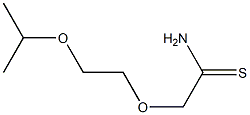 2-(2-isopropoxyethoxy)ethanethioamide 구조식 이미지