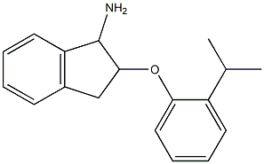 2-(2-isopropylphenoxy)-2,3-dihydro-1H-inden-1-ylamine 구조식 이미지