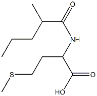 2-(2-methylpentanamido)-4-(methylsulfanyl)butanoic acid Structure