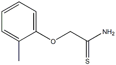 2-(2-methylphenoxy)ethanethioamide Structure