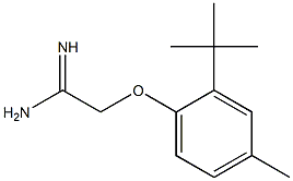 2-(2-tert-butyl-4-methylphenoxy)ethanimidamide 구조식 이미지