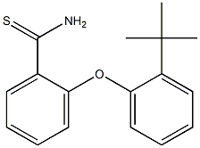 2-(2-tert-butylphenoxy)benzene-1-carbothioamide Structure