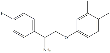 2-(3,4-dimethylphenoxy)-1-(4-fluorophenyl)ethanamine 구조식 이미지