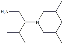 2-(3,5-dimethylpiperidin-1-yl)-3-methylbutan-1-amine Structure