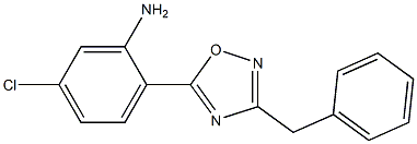 2-(3-benzyl-1,2,4-oxadiazol-5-yl)-5-chloroaniline 구조식 이미지