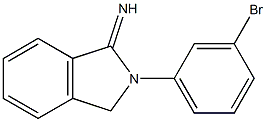 2-(3-bromophenyl)-2,3-dihydro-1H-isoindol-1-imine 구조식 이미지