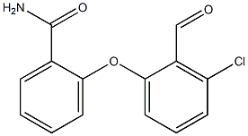 2-(3-chloro-2-formylphenoxy)benzamide Structure