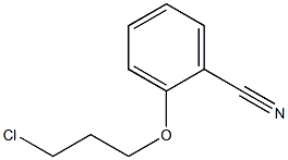 2-(3-chloropropoxy)benzonitrile Structure