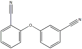 2-(3-cyanophenoxy)benzonitrile Structure
