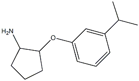 2-(3-isopropylphenoxy)cyclopentanamine 구조식 이미지