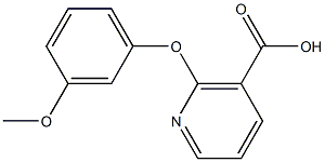 2-(3-methoxyphenoxy)nicotinic acid 구조식 이미지