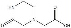 2-(3-oxopiperazin-1-yl)acetic acid 구조식 이미지