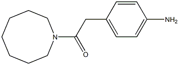 2-(4-aminophenyl)-1-(azocan-1-yl)ethan-1-one Structure