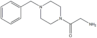 2-(4-benzylpiperazin-1-yl)-2-oxoethanamine Structure