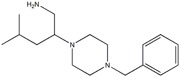 2-(4-benzylpiperazin-1-yl)-4-methylpentan-1-amine Structure