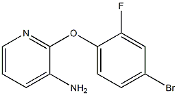 2-(4-bromo-2-fluorophenoxy)pyridin-3-amine 구조식 이미지