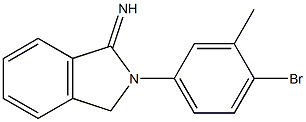 2-(4-bromo-3-methylphenyl)-2,3-dihydro-1H-isoindol-1-imine 구조식 이미지