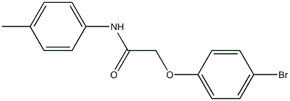 2-(4-bromophenoxy)-N-(4-methylphenyl)acetamide Structure