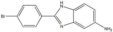 2-(4-bromophenyl)-1H-benzimidazol-5-amine Structure