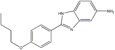 2-(4-butoxyphenyl)-1H-1,3-benzodiazol-5-amine Structure