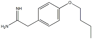 2-(4-butoxyphenyl)ethanimidamide Structure