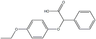 2-(4-ethoxyphenoxy)-2-phenylacetic acid 구조식 이미지