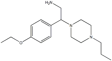 2-(4-ethoxyphenyl)-2-(4-propylpiperazin-1-yl)ethanamine 구조식 이미지