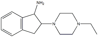 2-(4-ethylpiperazin-1-yl)-2,3-dihydro-1H-inden-1-ylamine Structure