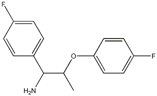 2-(4-fluorophenoxy)-1-(4-fluorophenyl)propan-1-amine 구조식 이미지