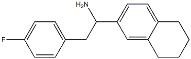 2-(4-fluorophenyl)-1-(5,6,7,8-tetrahydronaphthalen-2-yl)ethan-1-amine Structure