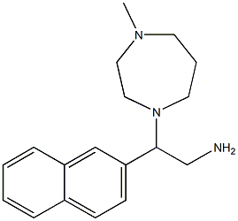 2-(4-methyl-1,4-diazepan-1-yl)-2-(naphthalen-2-yl)ethan-1-amine Structure