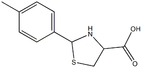 2-(4-methylphenyl)-1,3-thiazolidine-4-carboxylic acid Structure