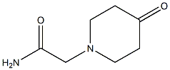 2-(4-oxopiperidin-1-yl)acetamide 구조식 이미지