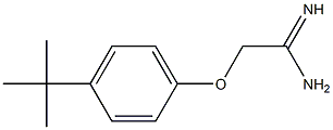 2-(4-tert-butylphenoxy)ethanimidamide 구조식 이미지