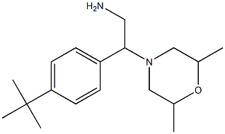 2-(4-tert-Butyl-phenyl)-2-(2,6-dimethyl-morpholin-4-yl)-ethylamine 구조식 이미지