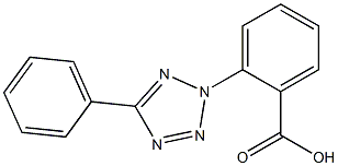 2-(5-phenyl-2H-1,2,3,4-tetrazol-2-yl)benzoic acid Structure