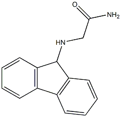 2-(9H-fluoren-9-ylamino)acetamide 구조식 이미지