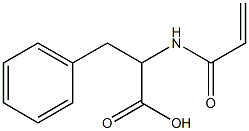 2-(acryloylamino)-3-phenylpropanoic acid Structure